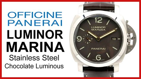 Panerai Luminor Marina 1950 Titanium, Chocolate Face 